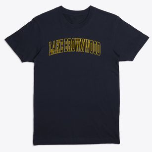 Lake Brownwood Texas Trendy Block Premium T-Shirt