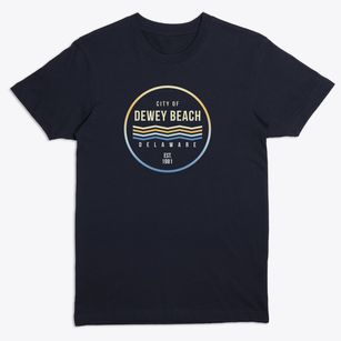 Dewey Beach Delaware Color Fade Premium T-Shirt