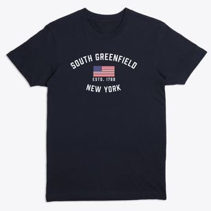 South Greenfield New York Patriot Premium T-Shirt
