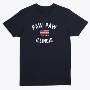 Paw Paw Illinois Patriot Premium T-Shirt
