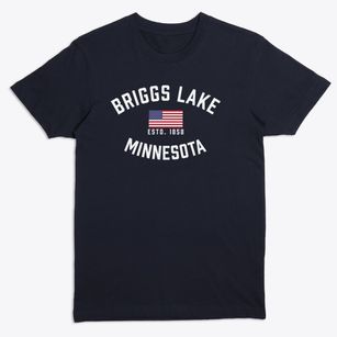 Briggs Lake Minnesota Patriot Premium T-Shirt