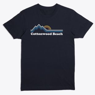 Cottonwood Beach Washington Mountain View Premium T-Shirt