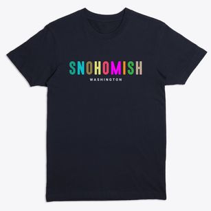 Snohomish Washington Color Pop Premium T-Shirt