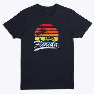 Apopka Florida Palm Tree Sunset Premium T-Shirt