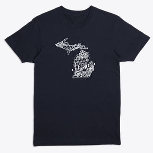  Michigan Mandala Premium T-Shirt