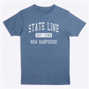 State Line New Hampshire Classic Established Premium T-Shirt