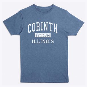 Corinth Illinois Classic Established Premium T-Shirt