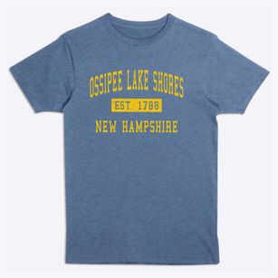 Ossipee Lake Shores New Hampshire Classic Established Premium T-Shirt