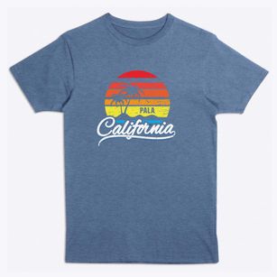 Pala California Palm Tree Sunset Premium T-Shirt