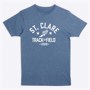 Saint Clare Of Assisi Catholic School Track and Field Premium T-Shirt