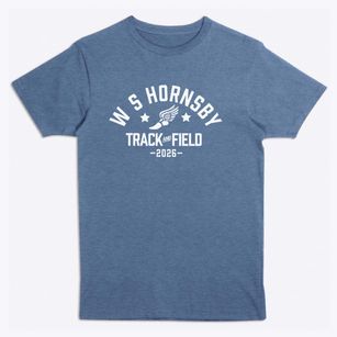 W S Hornsby Elementary School Track and Field Premium T-Shirt