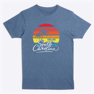 Snelling South Carolina Palm Tree Sunset Premium T-Shirt