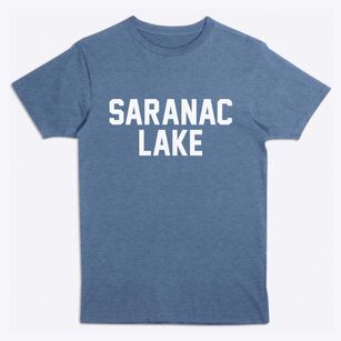 Saranac Lake New York Classic Block Premium T-Shirt