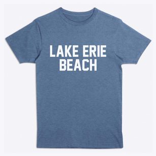 Lake Erie Beach New York Classic Block Premium T-Shirt