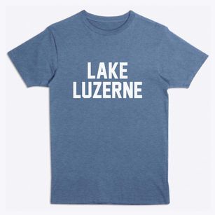 Lake Luzerne New York Classic Block Premium T-Shirt