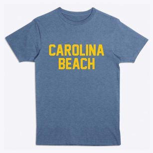 Carolina Beach North Carolina Classic Block Premium T-Shirt