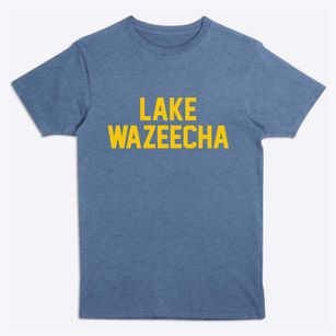 Lake Wazeecha Wisconsin Classic Block Premium T-Shirt