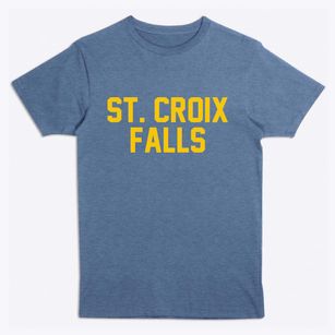 St. Croix Falls Wisconsin Classic Block Premium T-Shirt