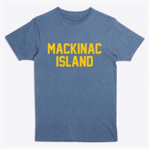 Mackinac Island Michigan Classic Block Premium T-Shirt