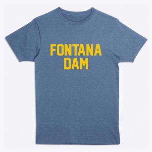 Fontana Dam North Carolina Classic Block Premium T-Shirt