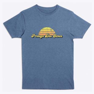 Portage Des Sioux Missouri Sublime Sunset Premium T-Shirt