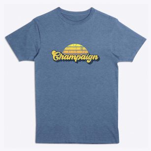 Champaign Illinois Sublime Sunset Premium T-Shirt