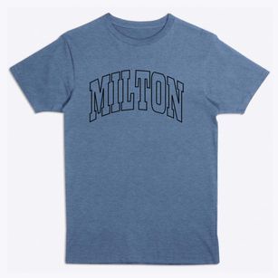 Milton Massachusetts Trendy Block Premium T-Shirt