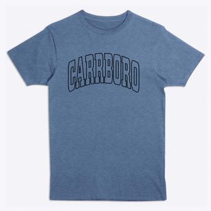 Carrboro North Carolina Trendy Block Premium T-Shirt