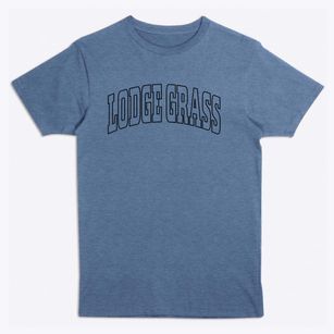 Lodge Grass Montana Trendy Block Premium T-Shirt