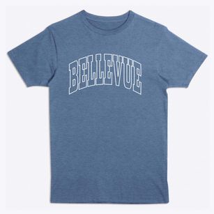 Bellevue Iowa Trendy Block Premium T-Shirt
