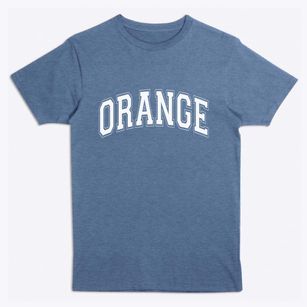 Orange New York Varsity Premium T-Shirt