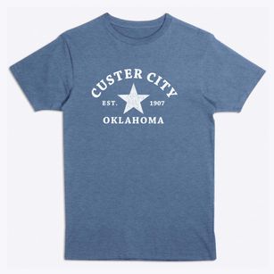 Custer City Oklahoma Star Premium T-Shirt