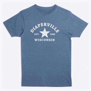 Diaperville Wisconsin Star Premium T-Shirt