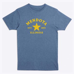 Mendota Illinois Star Premium T-Shirt