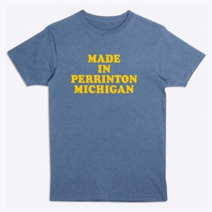 Perrinton Michigan Classic 70s Premium T-Shirt