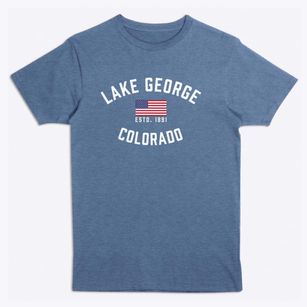 Lake George Colorado Patriot Premium T-Shirt