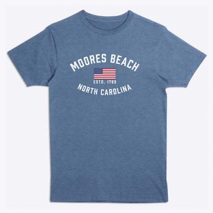 Moores Beach North Carolina Patriot Premium T-Shirt