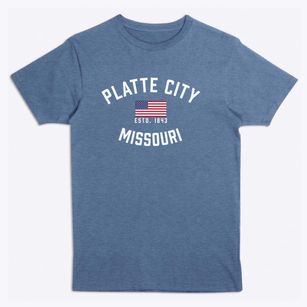 Platte City Missouri Patriot Premium T-Shirt