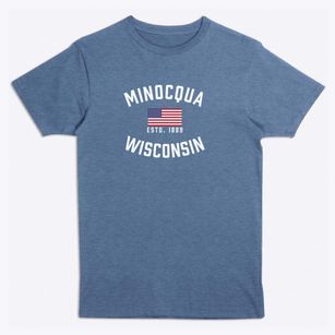 Minocqua Wisconsin Patriot Premium T-Shirt