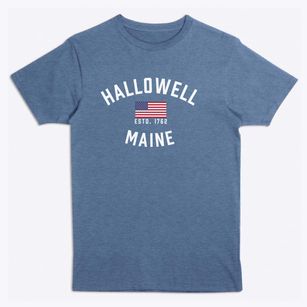 Hallowell Maine Patriot Premium T-Shirt