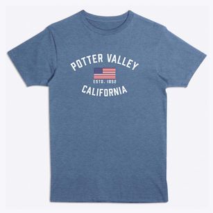Potter Valley California Patriot Premium T-Shirt