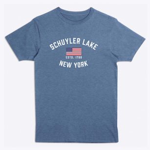 Schuyler Lake New York Patriot Premium T-Shirt