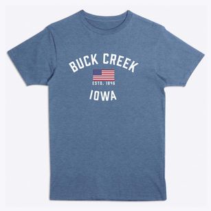 Buck Creek Iowa Patriot Premium T-Shirt
