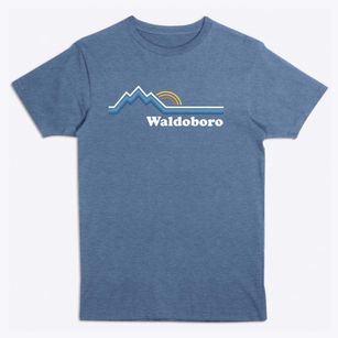 Waldoboro Maine Mountain View Premium T-Shirt