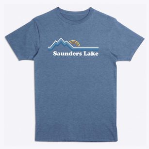 Saunders Lake Oregon Mountain View Premium T-Shirt