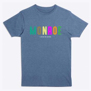 Monroe Louisiana Color Pop Premium T-Shirt
