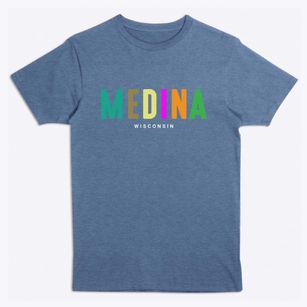 Medina Wisconsin Color Pop Premium T-Shirt