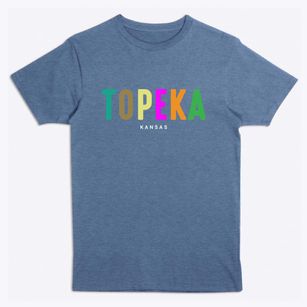 Topeka Kansas Color Pop Premium T-Shirt