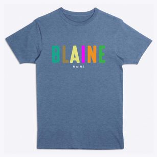 Blaine Maine Color Pop Premium T-Shirt