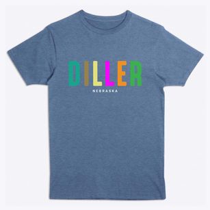 Diller Nebraska Color Pop Premium T-Shirt